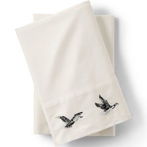 Blake Shelton x Lands' End Supima Cotton Percale Pillowcases - Standard/Queen